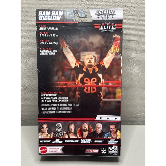 WWE Elite Collection Greatest Hits Bam Bam Bigelow Action Figure - Picture 2 of 3